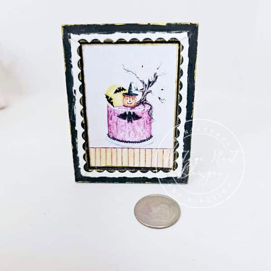 Halloween Cake No.1:1 Dollhouse Miniature image 0