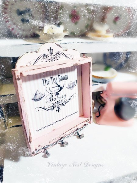 Cabinet Shelf No.59 Dollhouse Miniature Handmade image 3