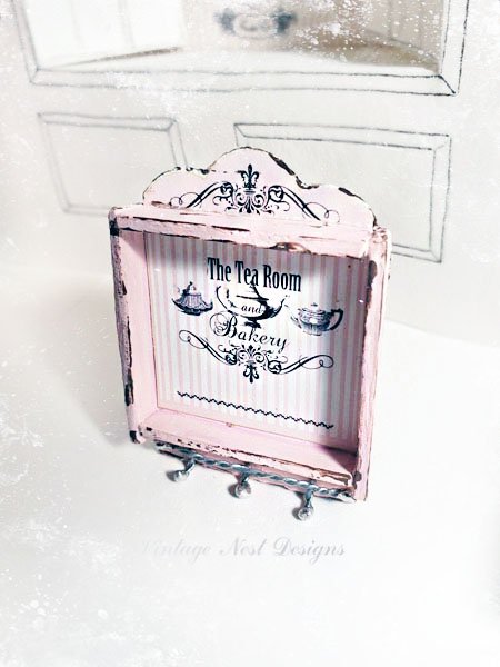 Cabinet Shelf No.59 Dollhouse Miniature Handmade image 0