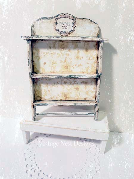 Shelf No.47 Dollhouse Miniature Handmade Diorama Room Shadow Box image 3