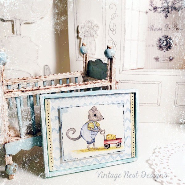 Mouse No.1:3 Dollhouse Miniature Handmade image 1
