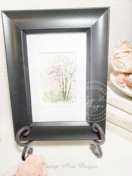 Trees No.1 Fine Art Original Watercolor Painting image 1