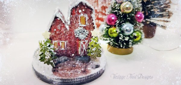 Christmas Barn No.1 Handmade Miniature image 4