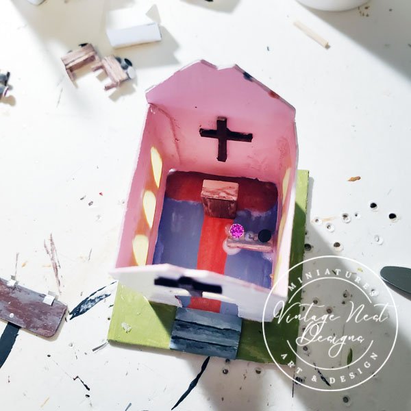 Church House No.5 Handmade Miniature image 23