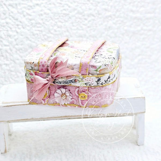 Luggage Suitcase No.53 Dollhouse Miniature Handmade image 0