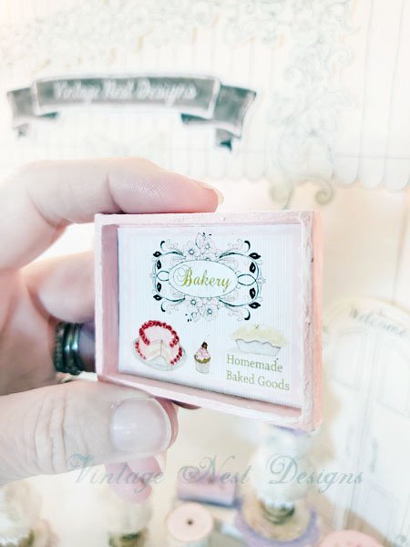 Bakery Sweets No.4:2 Dollhouse Miniature Handmade image 1