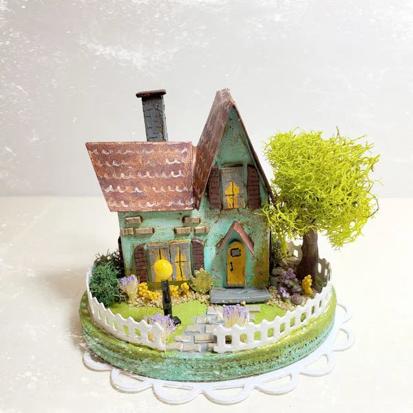 Putz House No.24 Handmade Miniature image 0