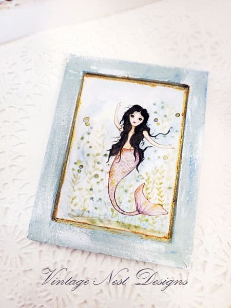 Under the Sea Mermaid No.1:2 Dollhouse Miniature Handmade image 4