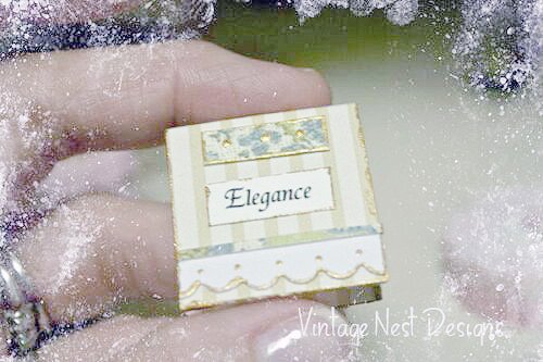 Box No.41 Dollhouse Miniature Handmade image 1