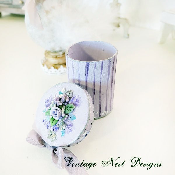 Box No.112 Dollhouse Miniature Handmade image 1