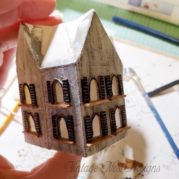 Haunted Halloween Dollhouse Mansion No.1 Handmade Miniature image 25