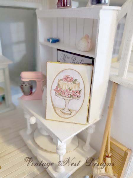 Cake No.11:1 Dollhouse Miniature Handmade image 0