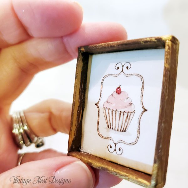 Cupcake No.41 Dollhouse Miniature Handmade image 6