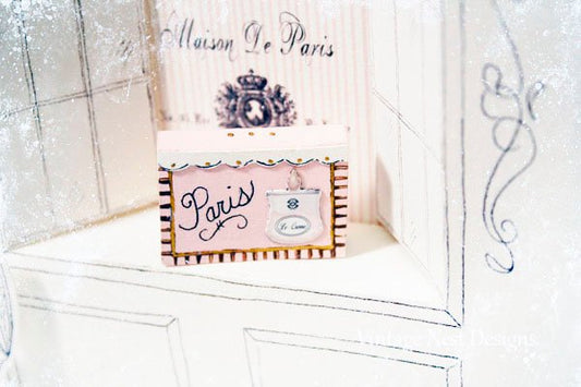 Box No.30 Dollhouse Miniature Handmade image 0