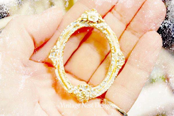 Frame No.5 Dollhouse Miniature Porcelain Handmade image 2