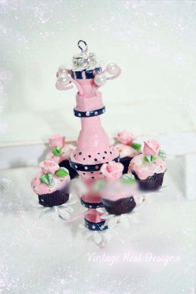 Chandelier No.3 Dollhouse Miniature Handmade image 0