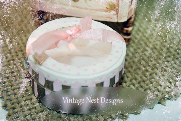 Hat Box No.18 Dollhouse Miniature Handmade image 3