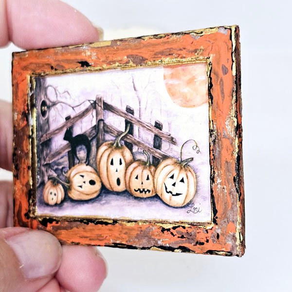 Halloween Pumpkins No.6:5 Dollhouse Miniature image 5