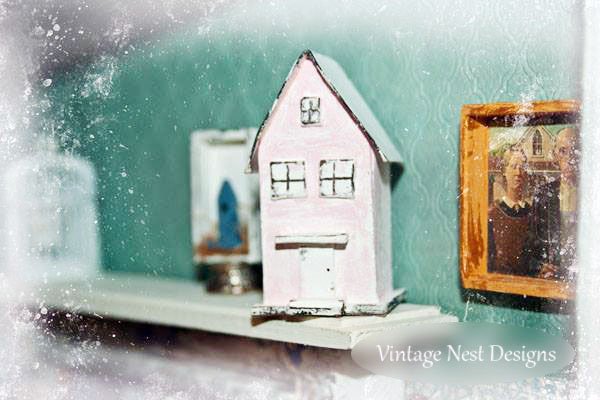 Putz House No.5 Handmade Miniature image 2