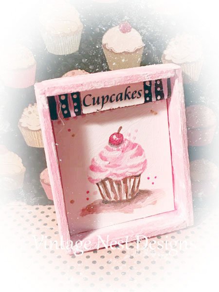 Cupcake 38 Dollhouse Miniature Handmade image 0