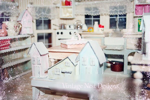 Putz Houses No.4 Handmade Miniatures image 4
