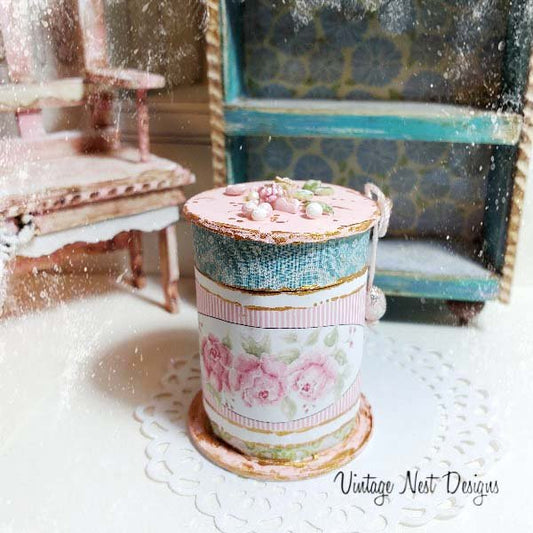 Box No.92 Dollhouse Miniature Handmade image 0