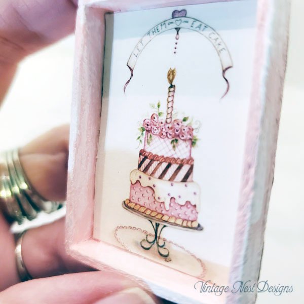 Cake No.8:1 Dollhouse Miniature Handmade image 2