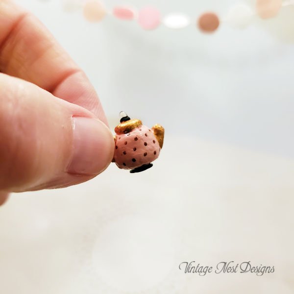 Tea Pot No.3 Dollhouse Miniature Handmade image 2