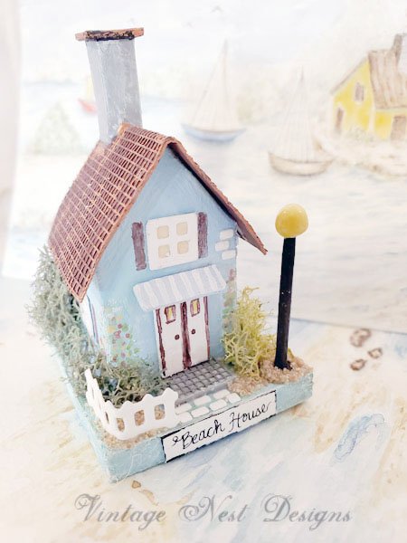Putz House No.39 Handmade Miniature image 0