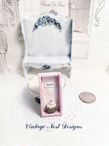 Bakery Cupcake No.42 Dollhouse Miniature Handmade image 3