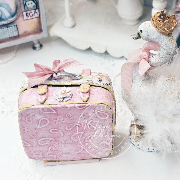 Luggage Suitcase No.53 Dollhouse Miniature Handmade image 8