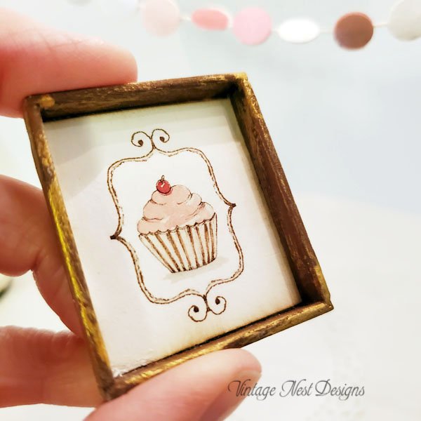 Cupcake No.41 Dollhouse Miniature Handmade image 5