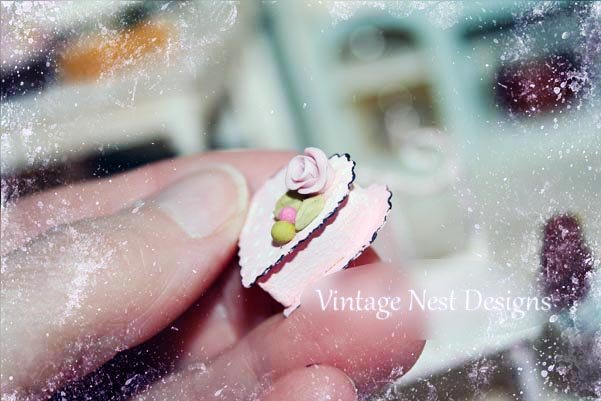 Sweetheart Box No.23 Dollhouse Miniature Handmade image 1