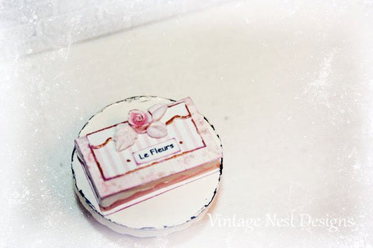 Box No.26 Dollhouse Miniature Handmade image 0
