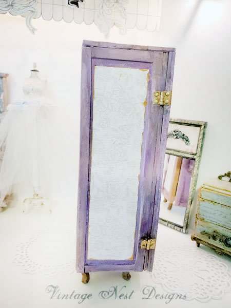 Amoire Wardrobe No.2 Dollhouse Miniature Handmade image 3