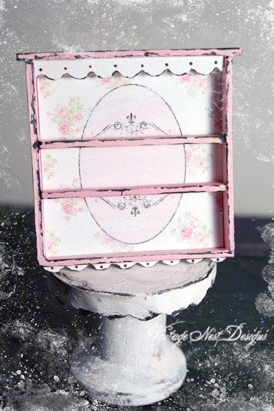 Shelf No.40 Dollhouse Miniature Handmade Diorama Room Shadow Box image 2