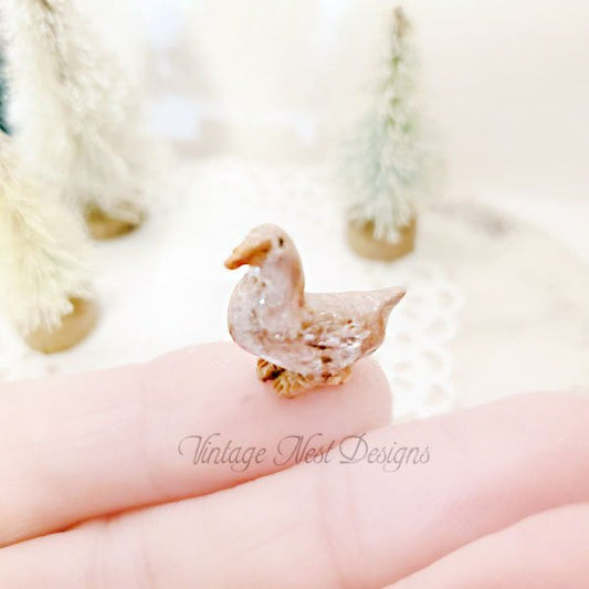 Duck No.1 Dollhouse Miniature Handmade image 0
