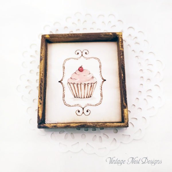 Cupcake No.41 Dollhouse Miniature Handmade image 7