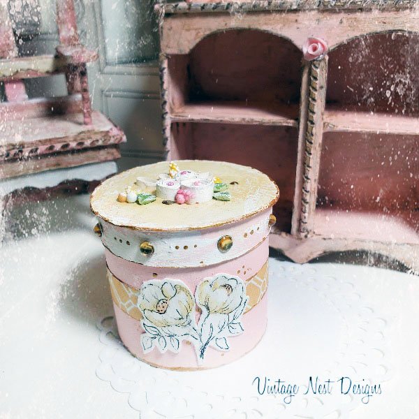 Box No.97 Dollhouse Miniature Handmade image 0