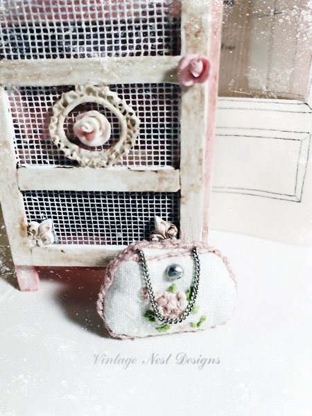 Purse No.20 Dollhouse Miniature Handmade image 4