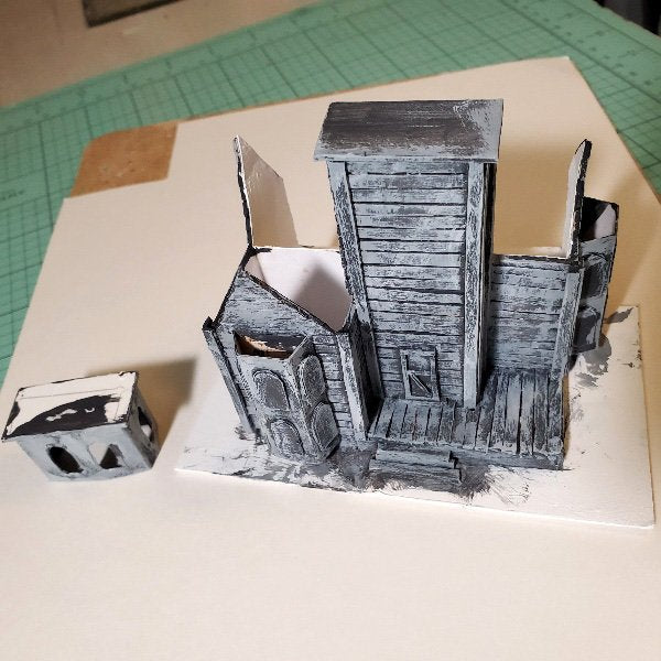 Haunted Halloween Dollhouse Mansion No.1 Handmade Miniature image 16