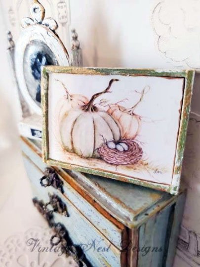 Pumpkin Patch No.4:1 Dollhouse Miniature Handmade image 5