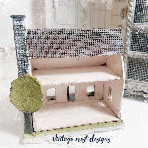Shabby Pink Dollhouse No.3 Handmade Miniature image 8