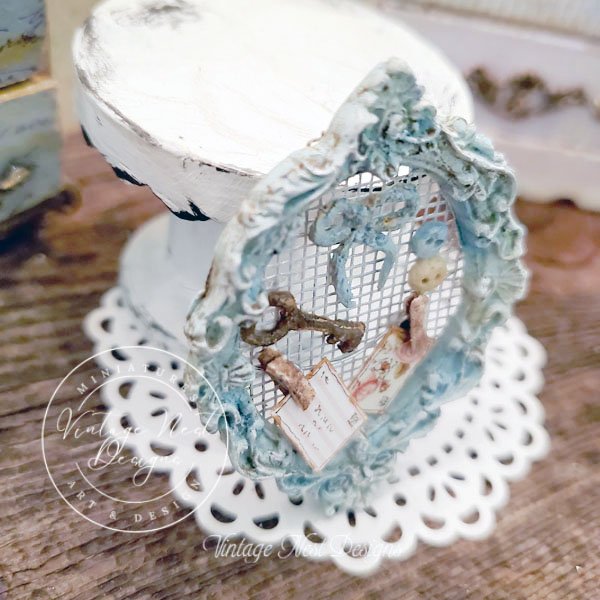 Frame Montage No.1 Dollhouse Miniature Handmade image 4