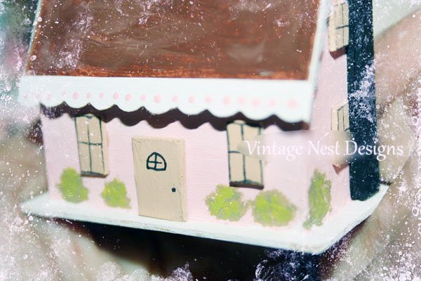 Shabby Pink House No.4 Handmade Miniature image 6