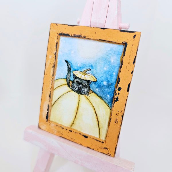 Pumpkins Kitty No.1:1 Dollouse Miniature image 3