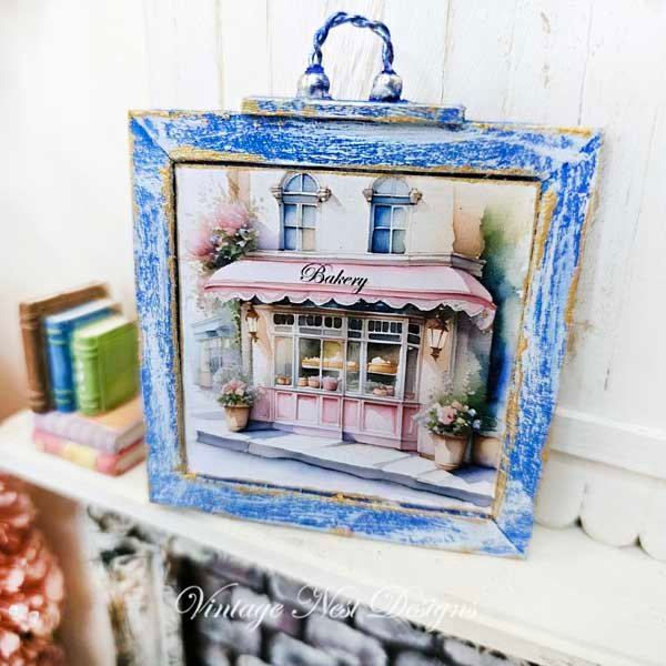 Pink Bakery Shop No.1:1 Dollhouse Miniature Handmade image 2