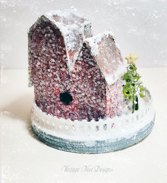 Christmas Barn No.1 Handmade Miniature image 7