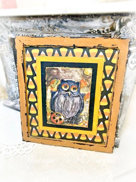 Halloween Owl No.4:5 Dollhouse Miniature image 5