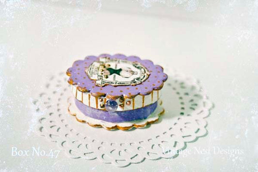 Box No.47 Dollhouse Miniature Handmade image 0